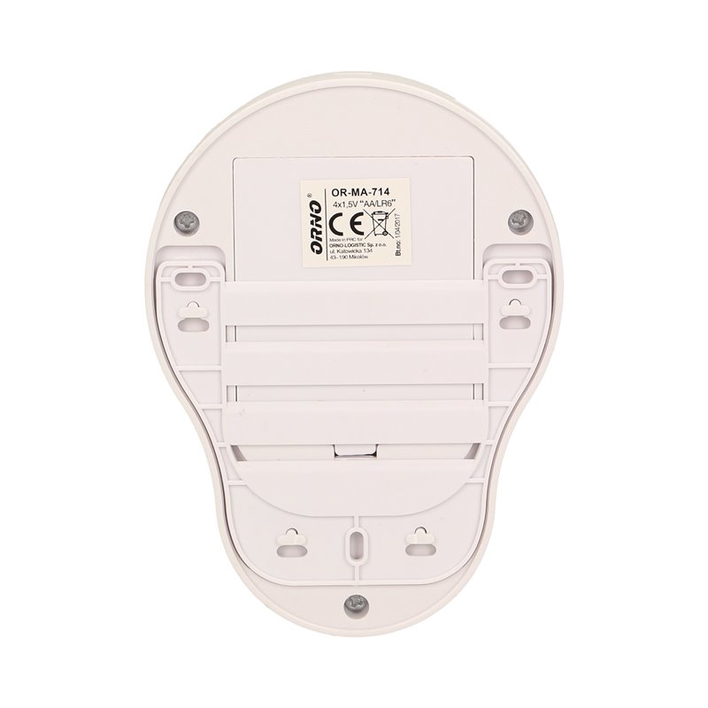 MINI ALARM BEZPRZEWODOWY SUFITOWY Z WBUDOWANĄ SYRENĄ STEROWANY PILOTEM, 5M, BATERYJNY ORNO MINI ALARM BEZPRZEWODOWY SUFITOWY Z WBUDOWANĄ SYRENĄ STEROWANY PILOTEM, 5M, BATERYJNY ORNO