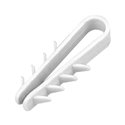 UCHWYT KABLOWY WBIJANY, PRZEWÓD OKRĄGŁY Ř 18MM, BIAŁY, 100 SZT. ORNO UCHWYT KABLOWY WBIJANY, PRZEWÓD OKRĄGŁY Ř 18MM, BIAŁY, 100 SZT. ORNO