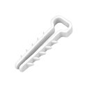 UCHWYT KABLOWY WBIJANY, PRZEWÓD PŁASKI 11X7MM, BIAŁY, 100 SZT. ORNO UCHWYT KABLOWY WBIJANY, PRZEWÓD PŁASKI 11X7MM, BIAŁY, 100 SZT. ORNO
