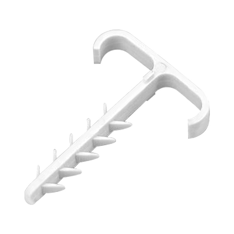 UCHWYT KABLOWY WBIJANY, PODWÓJNY, PRZEWÓD PŁASKI 13X7MM, BIAŁY, 100 SZT. ORNO UCHWYT KABLOWY WBIJANY, PODWÓJNY, PRZEWÓD PŁASKI 13X7MM, BIAŁY, 100 SZT. ORNO