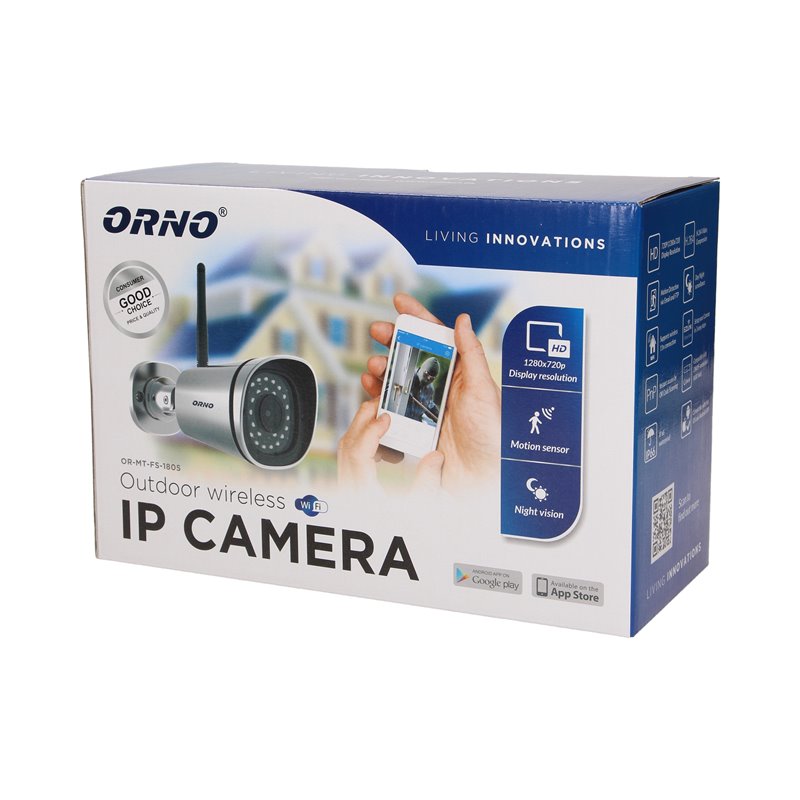 BEZPRZEWODOWA KAMERA MONITORUJĄCA IP ZEWNĘTRZNA, IP66 ORNO BEZPRZEWODOWA KAMERA MONITORUJĄCA IP ZEWNĘTRZNA, IP66 ORNO