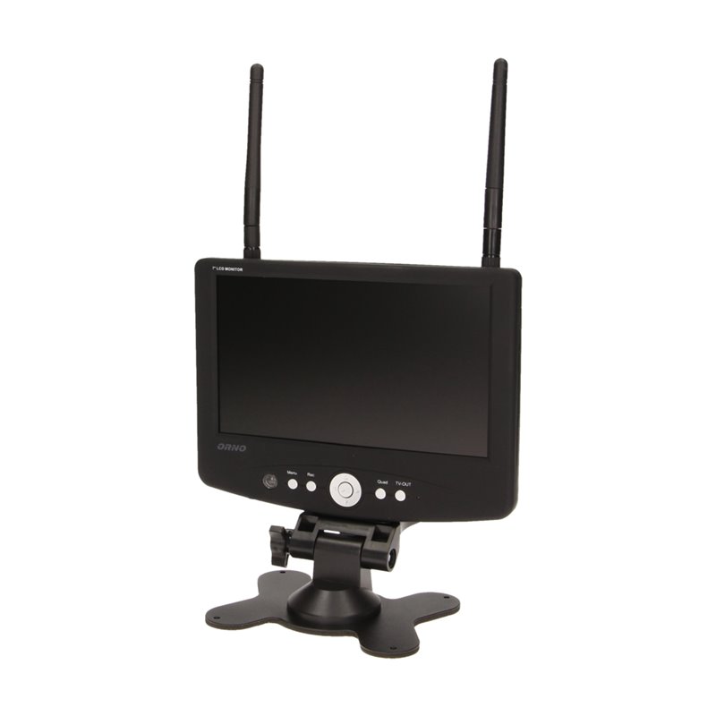 SYSTEM DO MONITORINGU 4-KANAŁOWY, BEZPRZEWODOWY CCTV, MONITOR LCD 7" ORNO SYSTEM DO MONITORINGU 4-KANAŁOWY, BEZPRZEWODOWY CCTV, MONITOR LCD 7" ORNO