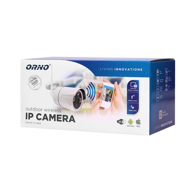 BEZPRZEWODOWA KAMERA MONITORUJĄCA IP ZEWNĘTRZNA, IP65 ORNO BEZPRZEWODOWA KAMERA MONITORUJĄCA IP ZEWNĘTRZNA, IP65 ORNO