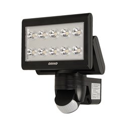 SIROCCO LED 25W, NAŚWIETLACZ Z CZUJNIKIEM RUCHU, 1500LM, IP44, 4000K CZARNY ORNO SIROCCO LED 25W, NAŚWIETLACZ Z CZUJNIKIEM RUCHU, 1500LM, IP44, 4000K CZARNY ORNO