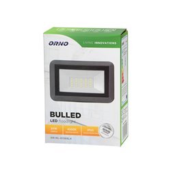 BULLED 20W NAŚWIETLACZ 1600LM, IP65, 4000K, ALU+SZKŁO ORNO BULLED 20W NAŚWIETLACZ 1600LM, IP65, 4000K, ALU+SZKŁO ORNO