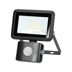 BULLED S 10W NAŚWIETLACZ Z PIR, 800LM, IP44, 4000K, ALU+SZKŁO ORNO BULLED S 10W NAŚWIETLACZ Z PIR, 800LM, IP44, 4000K, ALU+SZKŁO ORNO