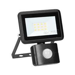 BULLED S 10W NAŚWIETLACZ Z PIR, 800LM, IP44, 4000K, ALU+SZKŁO ORNO BULLED S 10W NAŚWIETLACZ Z PIR, 800LM, IP44, 4000K, ALU+SZKŁO ORNO