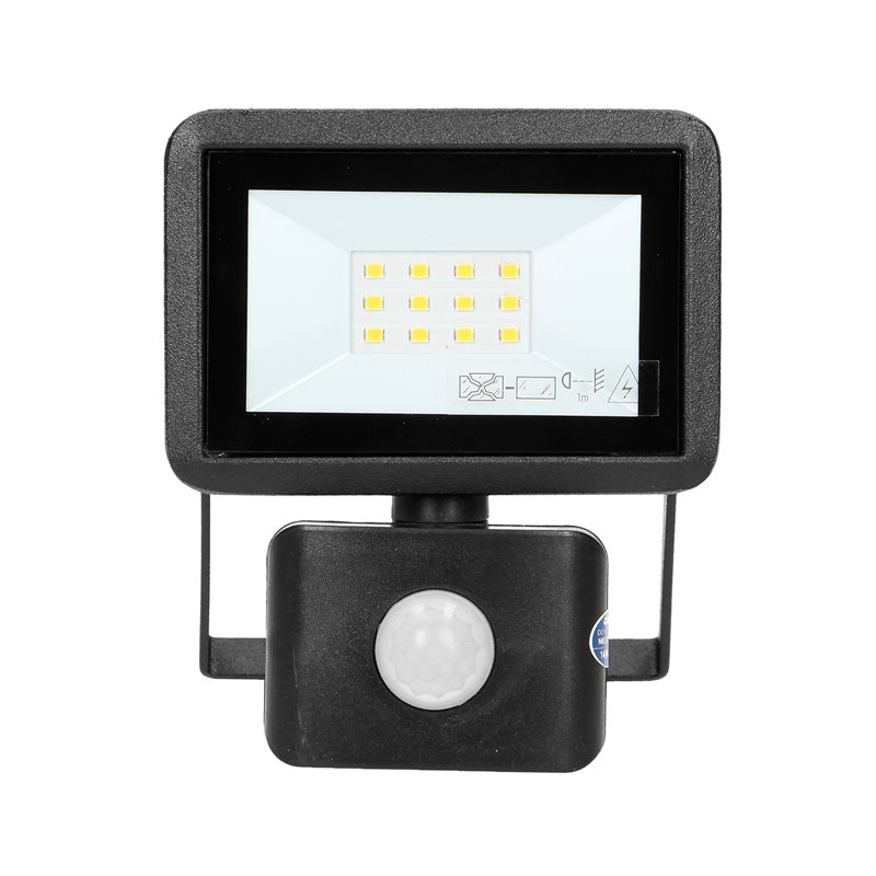 BULLED S 10W NAŚWIETLACZ Z PIR, 800LM, IP44, 4000K, ALU+SZKŁO ORNO BULLED S 10W NAŚWIETLACZ Z PIR, 800LM, IP44, 4000K, ALU+SZKŁO ORNO