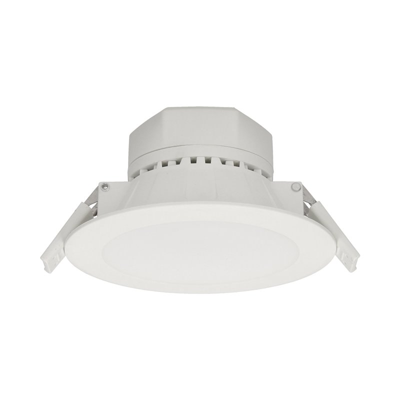 AURA LED 7W, OPRAWA DOWNLIGHT, PODTYNKOWA, 520LM, 3000K, BIAŁA, WBUDOWANY ZASILACZ LED ORNO