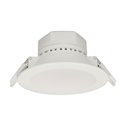 AURA LED 10W, OPRAWA DOWNLIGHT, PODTYNKOWA, 850LM, 3000K, BIAŁA, WBUDOWANY ZASILACZ LED ORNO