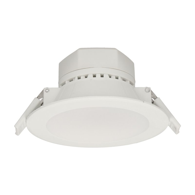 AURA LED 10W, OPRAWA DOWNLIGHT, PODTYNKOWA, 850LM, 3000K, BIAŁA, WBUDOWANY ZASILACZ LED ORNO