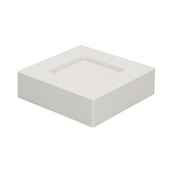 LETI LED 9W, OPRAWA DOWNLIGHT, NATYNKOWA, KWADRATOWA, 480LM, 4000K, BIAŁA, WBUDOWANY ZASILACZ LED ORNO LETI LED 9W, OPRAWA DOWNLIGHT, NATYNKOWA, KWADRATOWA, 480LM, 4000K, BIAŁA, WBUDOWANY ZASILACZ LED ORNO