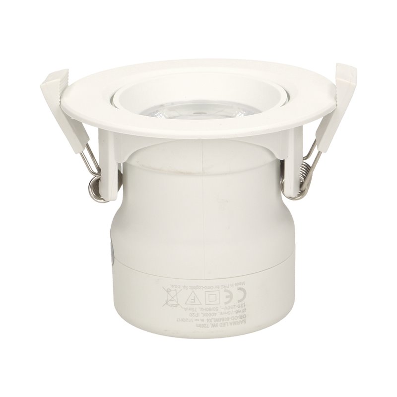 SARMA LED 9W, OPRAWA DOWNLIGHT, PODTYNKOWA, RUCHOMA, 720LM, 4000K, WBUDOWANY ZASILACZ LED ORNO SARMA LED 9W, OPRAWA DOWNLIGHT, PODTYNKOWA, RUCHOMA, 720LM, 4000K, WBUDOWANY ZASILACZ LED ORNO