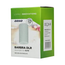 BARBRA DLR GU10 DOWNLIGHT MAX 50W, IP20, OKRĄGŁY, BIAŁY, ALUMINIUM ORNO BARBRA DLR GU10 DOWNLIGHT MAX 50W, IP20, OKRĄGŁY, BIAŁY, ALUMINIUM ORNO
