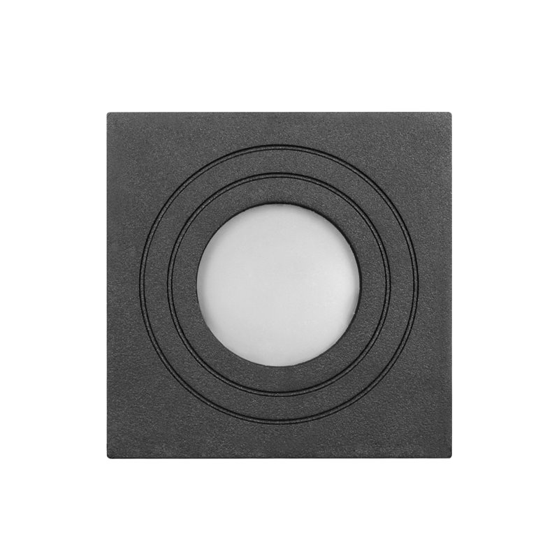 MEGY DLS GU10 DOWNLIGHT MAX 50W, IP54, KWADRAT, CZARNY, ALUMINIUM ORNO MEGY DLS GU10 DOWNLIGHT MAX 50W, IP54, KWADRAT, CZARNY, ALUMINIUM ORNO