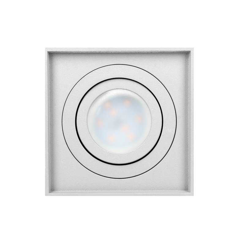 CAROLIN DLS GU10 DOWNLIGHT MAX 35W, IP20, KWADRAT, BIAŁY ORNO CAROLIN DLS GU10 DOWNLIGHT MAX 35W, IP20, KWADRAT, BIAŁY ORNO