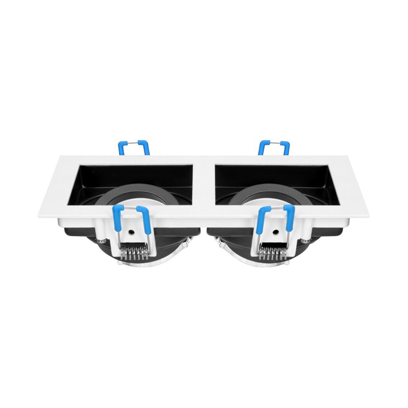YOP 2 RAMKA DEKORACYJNA OPRAWY PUNKTOWEJ, MR16/GU10 MAX 2X50W, REGULOWANA BIAŁA+CZARNA ORNO YOP 2 RAMKA DEKORACYJNA OPRAWY PUNKTOWEJ, MR16/GU10 MAX 2X50W, REGULOWANA BIAŁA+CZARNA ORNO