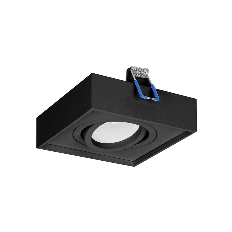 SORMUS S RAMKA DEKORACYJNA OPRAWY PUNKTOWEJ, MR16/GU10 MAX 50W, REGULOWANA, KWADRAT, CZARNA ORNO SORMUS S RAMKA DEKORACYJNA OPRAWY PUNKTOWEJ, MR16/GU10 MAX 50W, REGULOWANA, KWADRAT, CZARNA ORNO