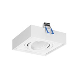 SORMUS S RAMKA DEKORACYJNA OPRAWY PUNKTOWEJ, MR16/GU10 MAX 50W, REGULOWANA, KWADRAT, BIAŁA ORNO SORMUS S RAMKA DEKORACYJNA OPRAWY PUNKTOWEJ, MR16/GU10 MAX 50W, REGULOWANA, KWADRAT, BIAŁA ORNO