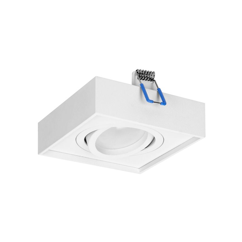 SORMUS S RAMKA DEKORACYJNA OPRAWY PUNKTOWEJ, MR16/GU10 MAX 50W, REGULOWANA, KWADRAT, BIAŁA ORNO SORMUS S RAMKA DEKORACYJNA OPRAWY PUNKTOWEJ, MR16/GU10 MAX 50W, REGULOWANA, KWADRAT, BIAŁA ORNO