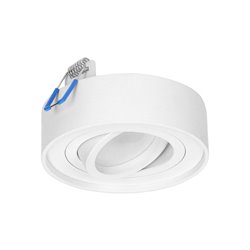 SORMUS R RAMKA DEKORACYJNA OPRAWY PUNKTOWEJ, MR16/GU10 MAX 50W, REGULOWANA, KOŁO, BIAŁA ORNO SORMUS R RAMKA DEKORACYJNA OPRAWY PUNKTOWEJ, MR16/GU10 MAX 50W, REGULOWANA, KOŁO, BIAŁA ORNO