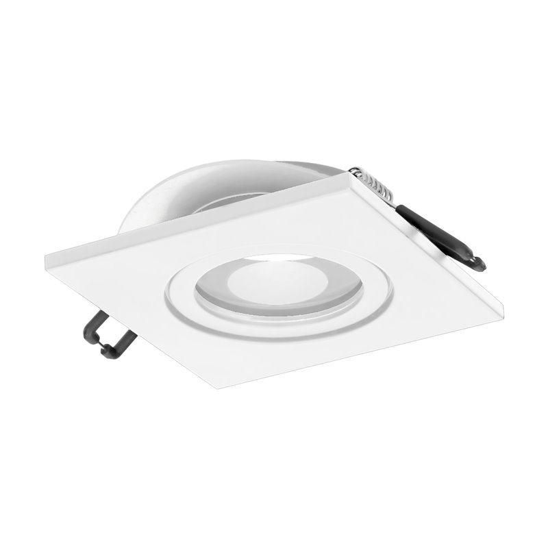 DARI S RAMKA DEKORACYJNA OPRAWY PUNKTOWEJ, MR16/GU10 MAX 50W, KWADRAT, BIAŁA IP44 ORNO DARI S RAMKA DEKORACYJNA OPRAWY PUNKTOWEJ, MR16/GU10 MAX 50W, KWADRAT, BIAŁA IP44 ORNO