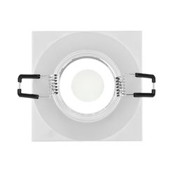 DARI S RAMKA DEKORACYJNA OPRAWY PUNKTOWEJ, MR16/GU10 MAX 50W, KWADRAT, BIAŁA IP44 ORNO DARI S RAMKA DEKORACYJNA OPRAWY PUNKTOWEJ, MR16/GU10 MAX 50W, KWADRAT, BIAŁA IP44 ORNO