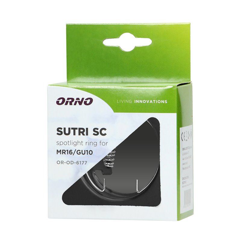 SUTRI SC RAMKA DEKORACYJNA OPRAWY PUNKTOWEJ, MR16/GU10 MAX 50W, KWADRAT, STAŁY, CZARNY ORNO SUTRI SC RAMKA DEKORACYJNA OPRAWY PUNKTOWEJ, MR16/GU10 MAX 50W, KWADRAT, STAŁY, CZARNY ORNO