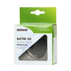 SUTRI SC RAMKA DEKORACYJNA OPRAWY PUNKTOWEJ, MR16/GU10 MAX 50W, KWADRAT, STAŁY, SATYNA ORNO SUTRI SC RAMKA DEKORACYJNA OPRAWY PUNKTOWEJ, MR16/GU10 MAX 50W, KWADRAT, STAŁY, SATYNA ORNO