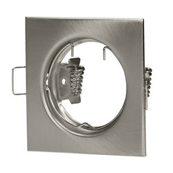SUTRI SC RAMKA DEKORACYJNA OPRAWY PUNKTOWEJ, MR16/GU10 MAX 50W, KWADRAT, STAŁY, SATYNA ORNO SUTRI SC RAMKA DEKORACYJNA OPRAWY PUNKTOWEJ, MR16/GU10 MAX 50W, KWADRAT, STAŁY, SATYNA ORNO