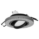 HALISI RM RAMKA DEKORACYJNA OPRAWY PUNKTOWEJ, MR16/GU10 MAX 50W, KOŁO, RUCHOMA, CZARNA ORNO HALISI RM RAMKA DEKORACYJNA OPRAWY PUNKTOWEJ, MR16/GU10 MAX 50W, KOŁO, RUCHOMA, CZARNA ORNO