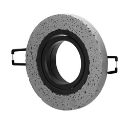 HALISI RM RAMKA DEKORACYJNA OPRAWY PUNKTOWEJ, MR16/GU10 MAX 50W, KOŁO, RUCHOMA, CZARNA ORNO HALISI RM RAMKA DEKORACYJNA OPRAWY PUNKTOWEJ, MR16/GU10 MAX 50W, KOŁO, RUCHOMA, CZARNA ORNO