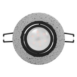 HALISI RM RAMKA DEKORACYJNA OPRAWY PUNKTOWEJ, MR16/GU10 MAX 50W, KOŁO, RUCHOMA, CZARNA ORNO HALISI RM RAMKA DEKORACYJNA OPRAWY PUNKTOWEJ, MR16/GU10 MAX 50W, KOŁO, RUCHOMA, CZARNA ORNO