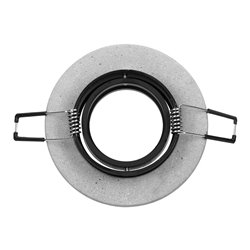 HALISI RM RAMKA DEKORACYJNA OPRAWY PUNKTOWEJ, MR16/GU10 MAX 50W, KOŁO, RUCHOMA, CZARNA ORNO HALISI RM RAMKA DEKORACYJNA OPRAWY PUNKTOWEJ, MR16/GU10 MAX 50W, KOŁO, RUCHOMA, CZARNA ORNO