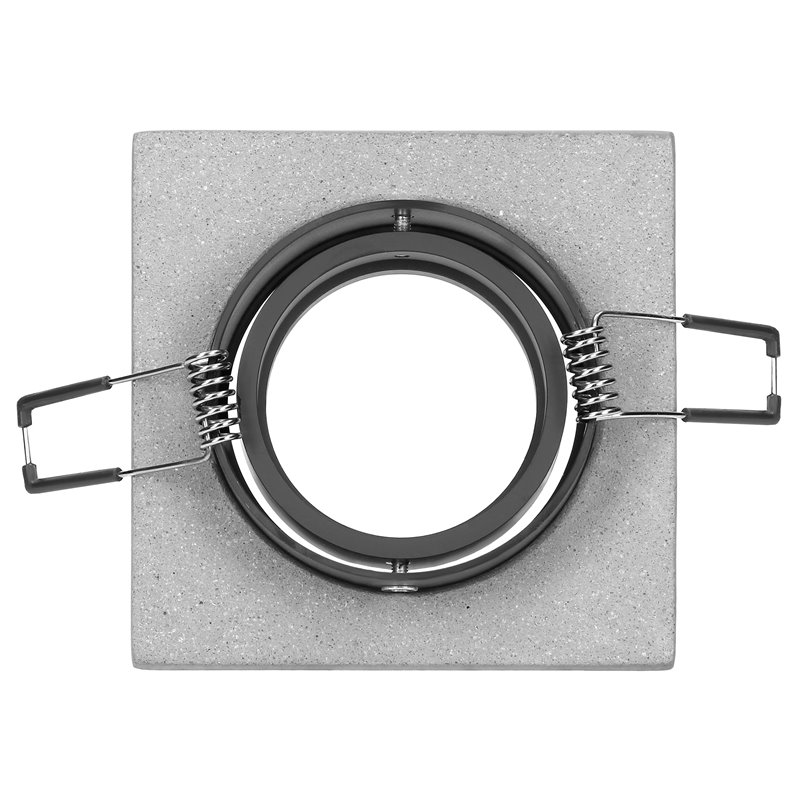 HALISI SM RAMKA DEKORACYJNA OPRAWY PUNKTOWEJ, MR16/GU10 MAX 50W, KWADRAT, RUCHOMA, CZARNA ORNO HALISI SM RAMKA DEKORACYJNA OPRAWY PUNKTOWEJ, MR16/GU10 MAX 50W, KWADRAT, RUCHOMA, CZARNA ORNO
