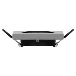 HALISI SM RAMKA DEKORACYJNA OPRAWY PUNKTOWEJ, MR16/GU10 MAX 50W, KWADRAT, RUCHOMA, CZARNA ORNO HALISI SM RAMKA DEKORACYJNA OPRAWY PUNKTOWEJ, MR16/GU10 MAX 50W, KWADRAT, RUCHOMA, CZARNA ORNO