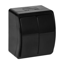 ŁĄCZNIK ŚWIECZNIKOWY N/T AQUATIC, IP44, CZARNY ORNO ŁĄCZNIK ŚWIECZNIKOWY N/T AQUATIC, IP44, CZARNY ORNO
