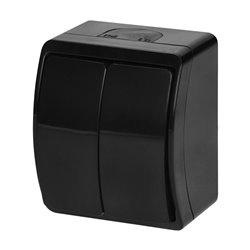 ŁĄCZNIK ŚWIECZNIKOWY N/T AQUATIC, IP44, CZARNY ORNO ŁĄCZNIK ŚWIECZNIKOWY N/T AQUATIC, IP44, CZARNY ORNO
