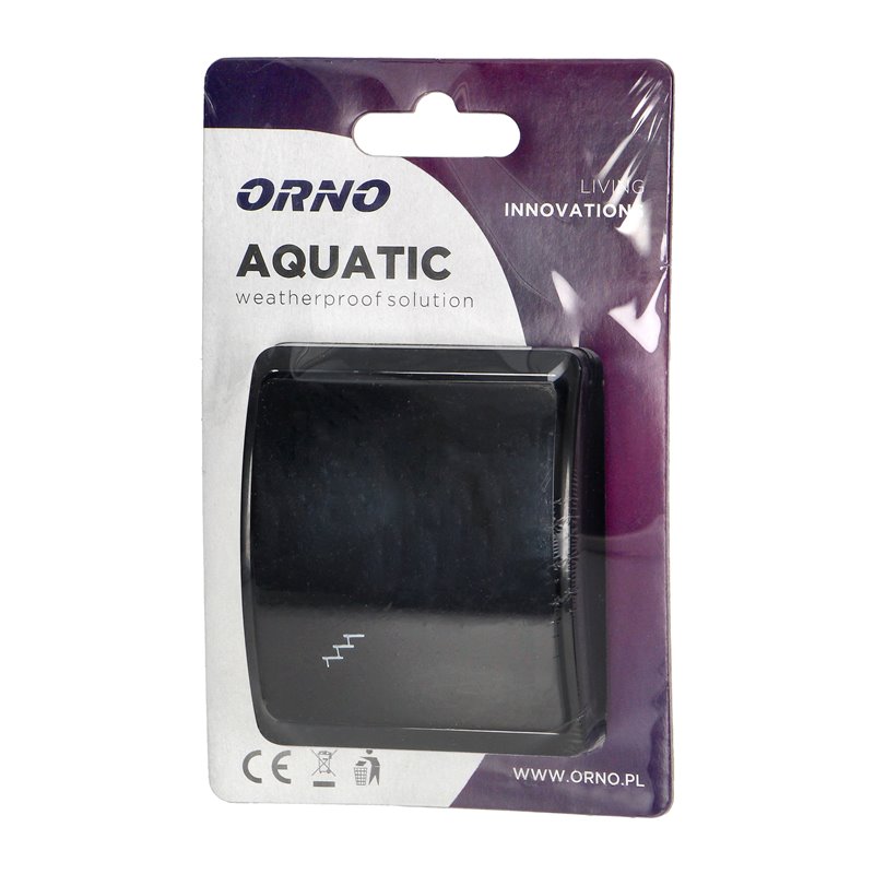 ŁĄCZNIK SCHODOWY N/T AQUATIC, IP44, CZARNY ORNO ŁĄCZNIK SCHODOWY N/T AQUATIC, IP44, CZARNY ORNO