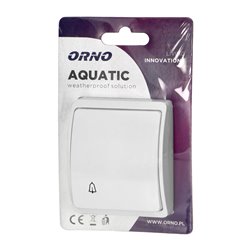 PRZYCISK DZWONEK N/T AQUATIC, IP44, BIAŁY ORNO PRZYCISK DZWONEK N/T AQUATIC, IP44, BIAŁY ORNO