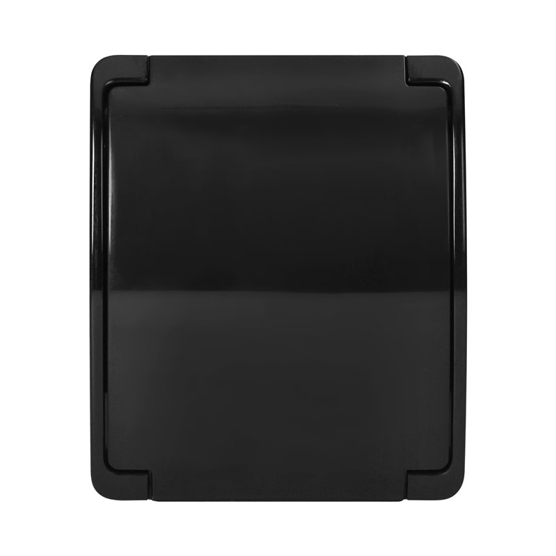 GNIAZDO POJEDYNCZE 2P+Z SCHUKO AQUATIC, IP44, CZARNE ORNO GNIAZDO POJEDYNCZE 2P+Z SCHUKO AQUATIC, IP44, CZARNE ORNO