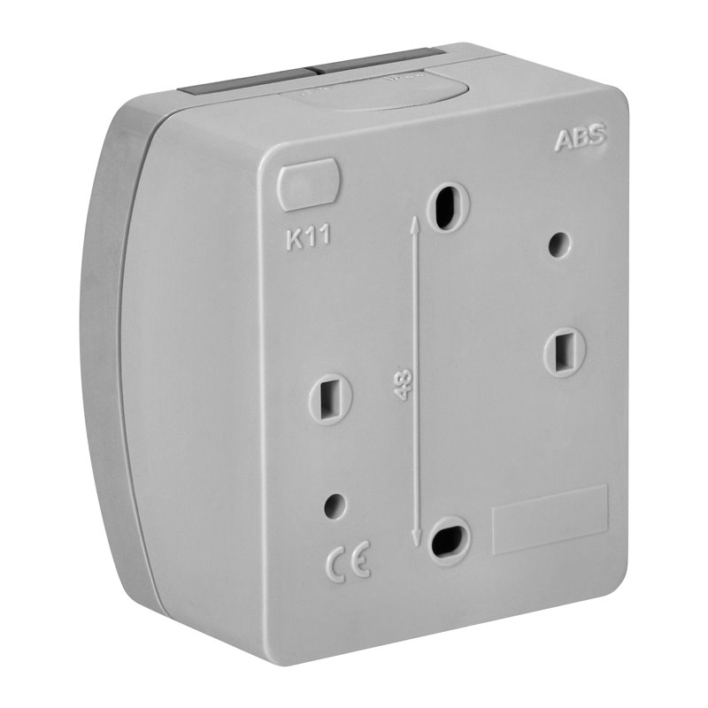 GNIAZDO POJEDYNCZE 2P+Z SCHUKO AQUATIC, IP44, SZARO-GRAFITOWE ORNO GNIAZDO POJEDYNCZE 2P+Z SCHUKO AQUATIC, IP44, SZARO-GRAFITOWE ORNO