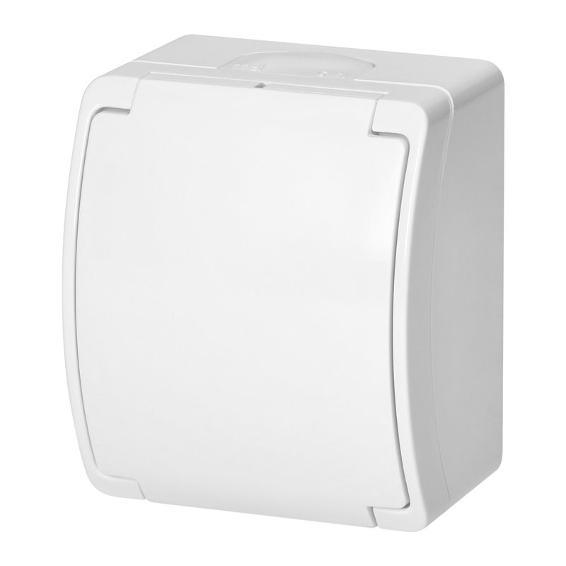 GNIAZDO POJEDYNCZE 2P+Z SCHUKO AQUATIC, IP44, BIAŁE ORNO GNIAZDO POJEDYNCZE 2P+Z SCHUKO AQUATIC, IP44, BIAŁE ORNO
