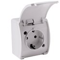 GNIAZDO POJEDYNCZE 2P+Z SCHUKO AQUATIC, IP44, BIAŁE, 10 SZT. ORNO GNIAZDO POJEDYNCZE 2P+Z SCHUKO AQUATIC, IP44, BIAŁE, 10 SZT. ORNO