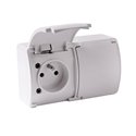 GNIAZDO PODWÓJNE 2X2P+Z AQUATIC, IP44, BIAŁE, 10 SZT. ORNO GNIAZDO PODWÓJNE 2X2P+Z AQUATIC, IP44, BIAŁE, 10 SZT. ORNO