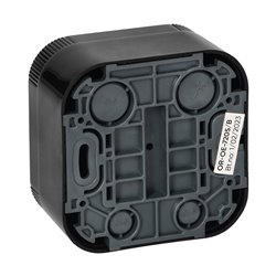 GNIAZDO POJEDYNCZE TODO 2P+Z SCHUKO IP20, CZARNY ORNO GNIAZDO POJEDYNCZE TODO 2P+Z SCHUKO IP20, CZARNY ORNO