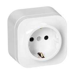 GNIAZDO POJEDYNCZE TODO 2P+Z SCHUKO IP20, BIAŁY,10 SZT. ORNO GNIAZDO POJEDYNCZE TODO 2P+Z SCHUKO IP20, BIAŁY,10 SZT. ORNO