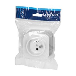 GNIAZDO POJEDYNCZE TODO 2P+Z IP20, BIAŁY, 10 SZT. ORNO GNIAZDO POJEDYNCZE TODO 2P+Z IP20, BIAŁY, 10 SZT. ORNO