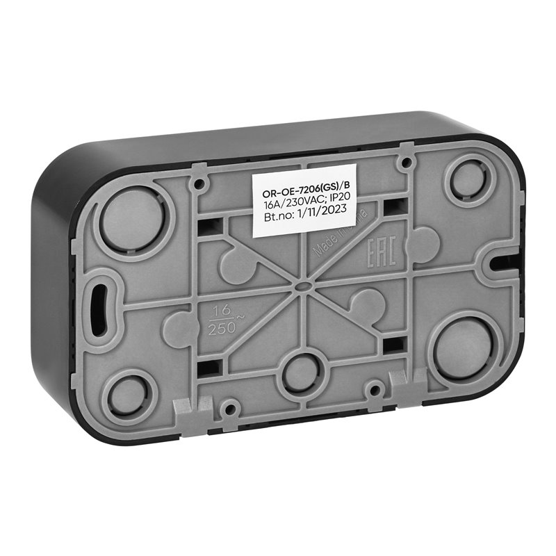 TODO GNIAZDO PODWÓJNE 2X2P+Z, 16A/230VAC, IP20,SCHUKO,CZARNE10 SZTUK ORNO TODO GNIAZDO PODWÓJNE 2X2P+Z, 16A/230VAC, IP20,SCHUKO,CZARNE10 SZTUK ORNO