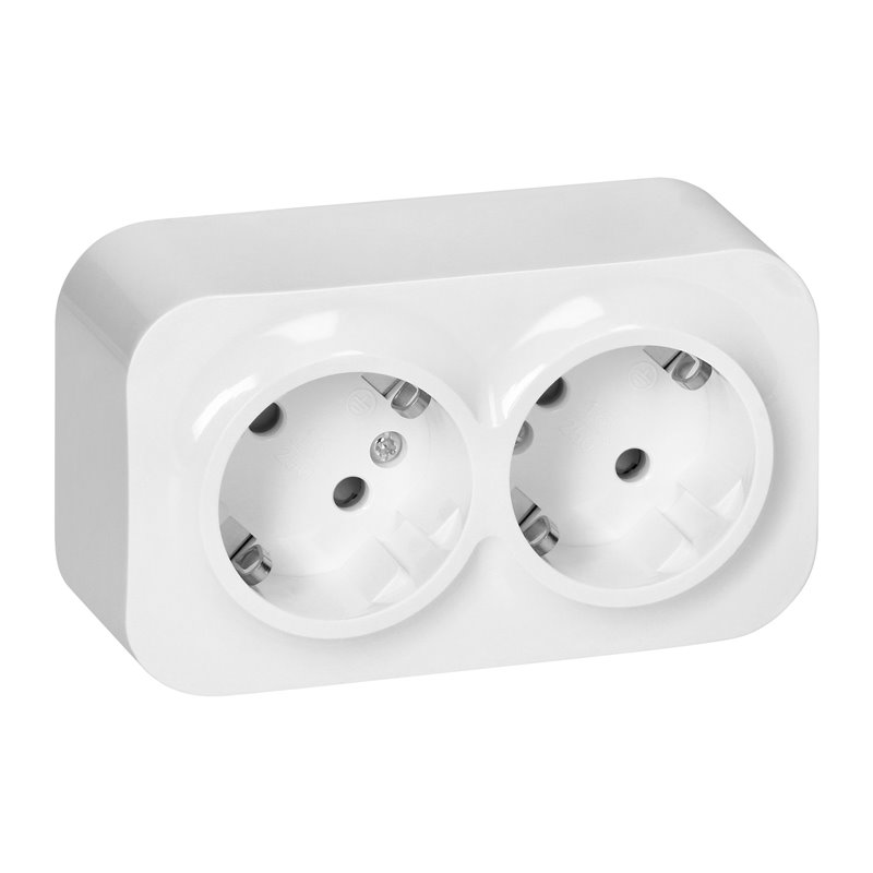 TODO GNIAZDO PODWÓJNE 2X2P+Z, 16A/230VAC, IP20,SCHUKO,BIAŁE ORNO TODO GNIAZDO PODWÓJNE 2X2P+Z, 16A/230VAC, IP20,SCHUKO,BIAŁE ORNO